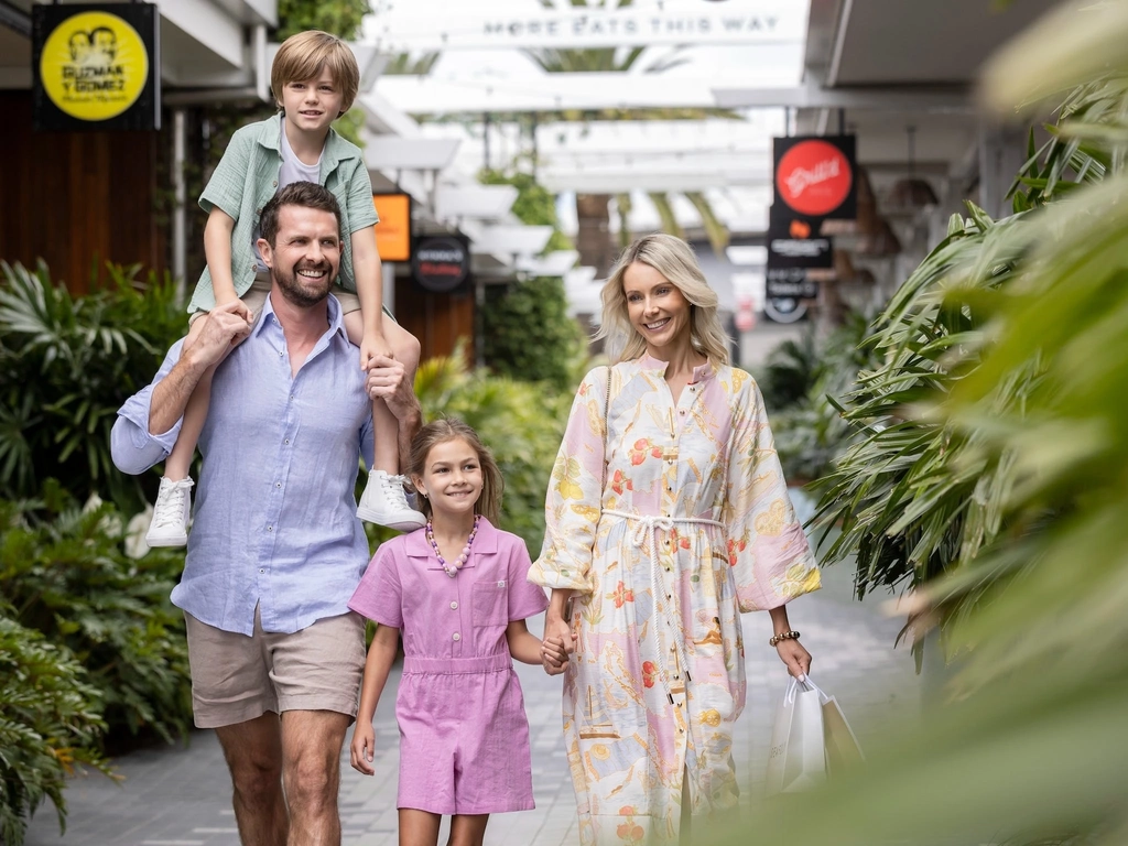 Family at Harbour Town Eats