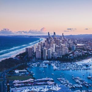 Gold Coast Broadwater aerial