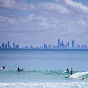 View of the Gold Coast from Kirra Point