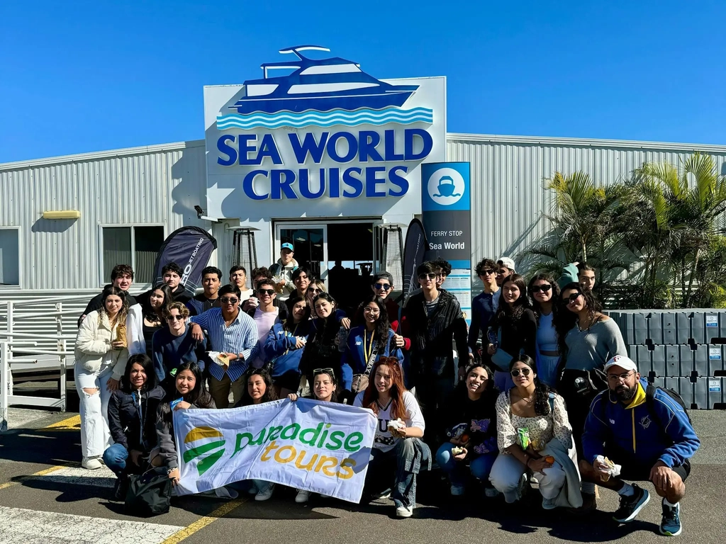 Paradise Tours group at Sea World Cruises