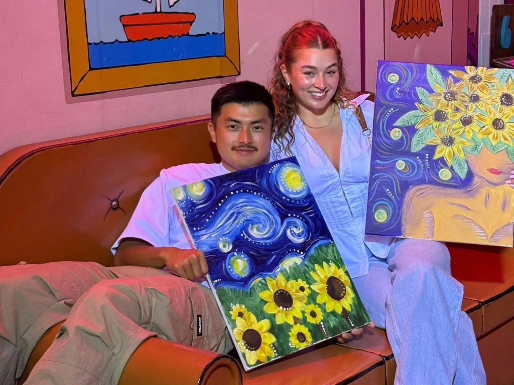 80s and 90s Singalong Paint and Sip by Paint Juicy in Nerang Image 3