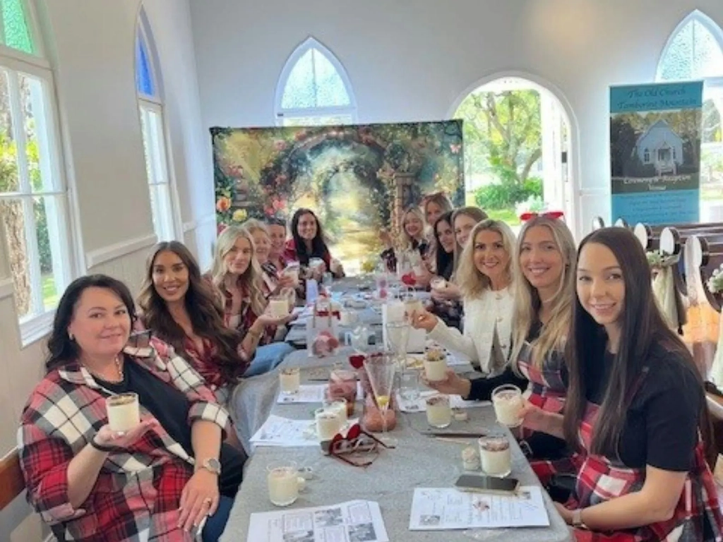 Hen's Party in the Gold Coast Hinterland including Crystals & Botanicals: Soy Candle Making Class Image 4