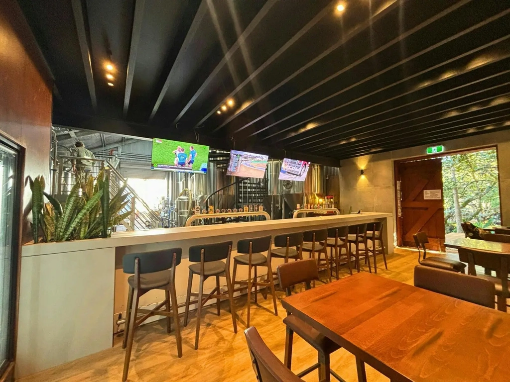 Inside 'The Kennel' Tap Room & Sports Bar