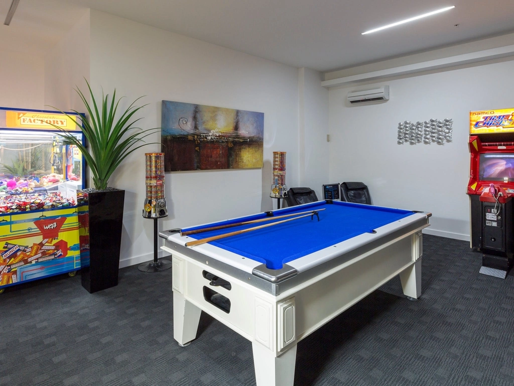 Games Room at Ocean Pacific Resort Broadbeach