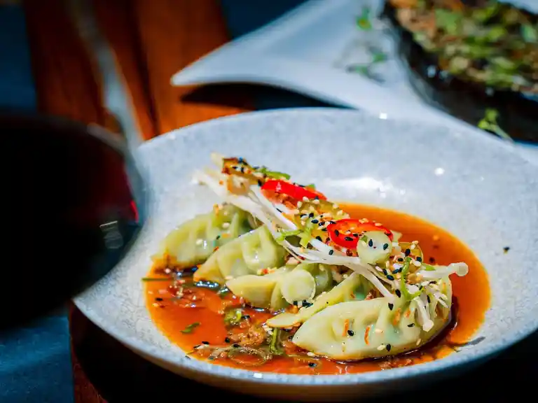 Mushroom dumplings
