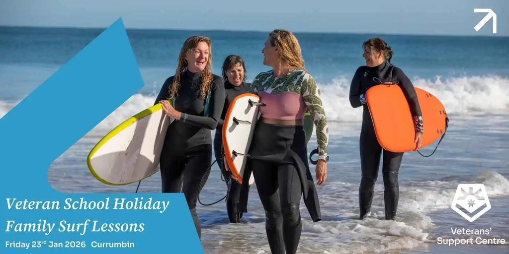 Current and Ex Serving Defence Members and Families Surf Lesson Image 1