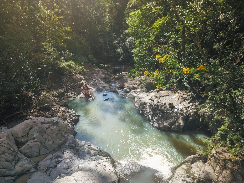 Rockpools at Jandarra are a 7 minute walk fro the camp sites.