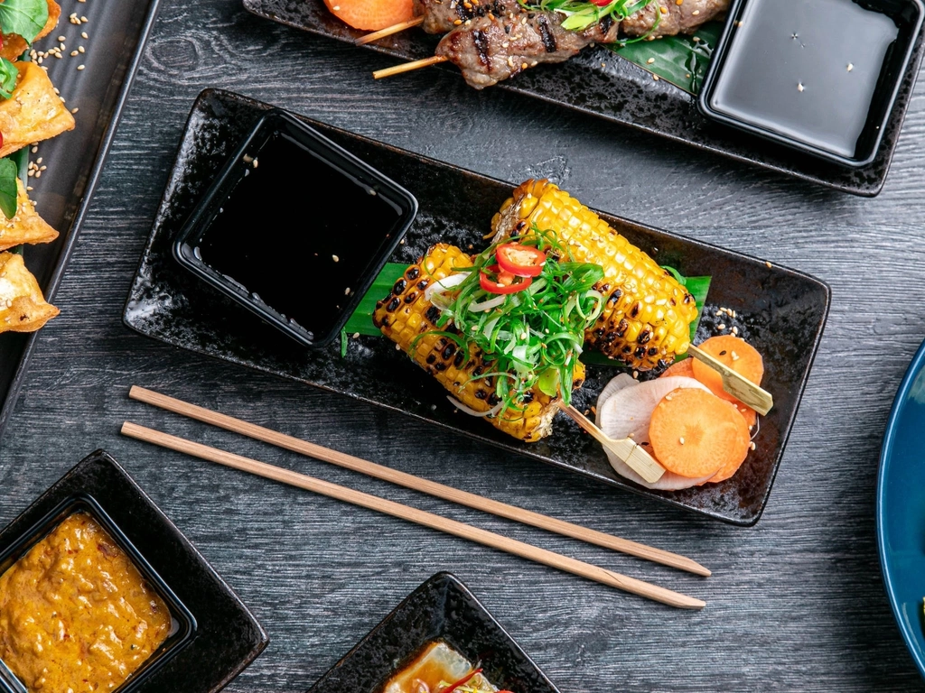 Street Corn w Shichimi & Sticky Soy