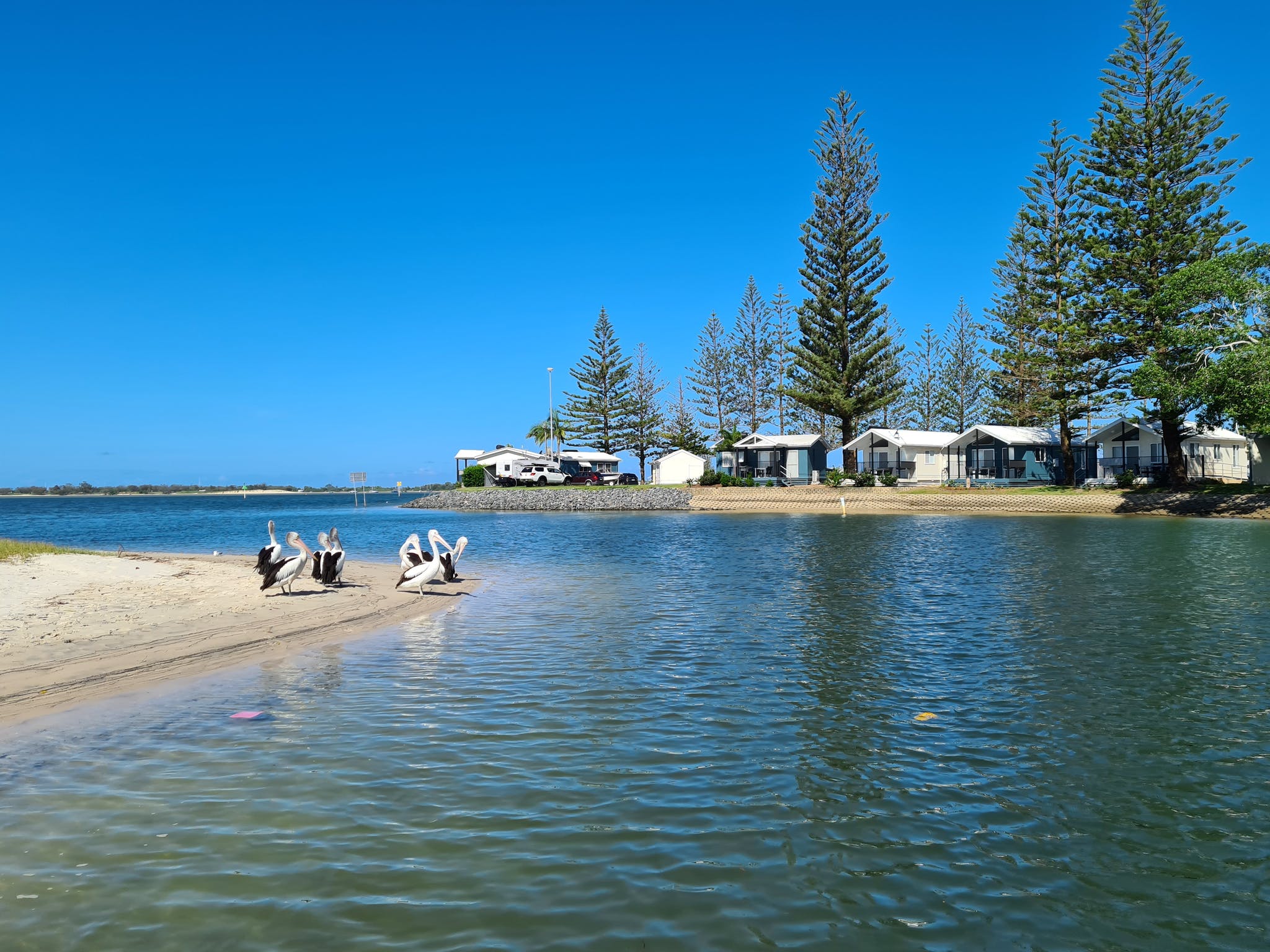 broadwater tourist park map