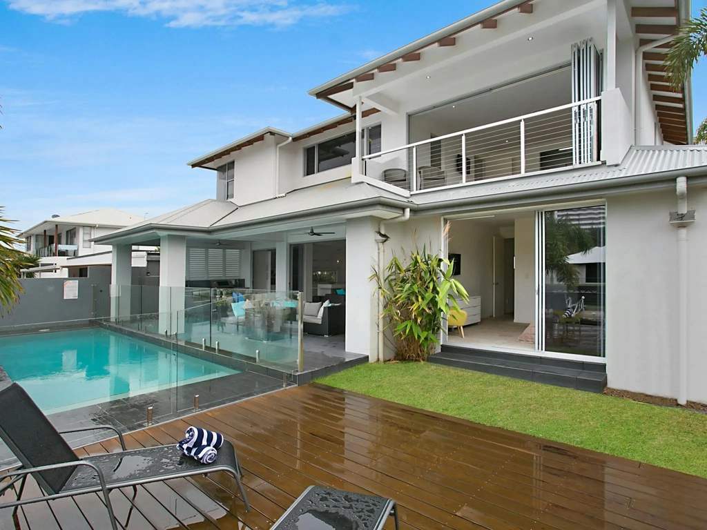 back of property