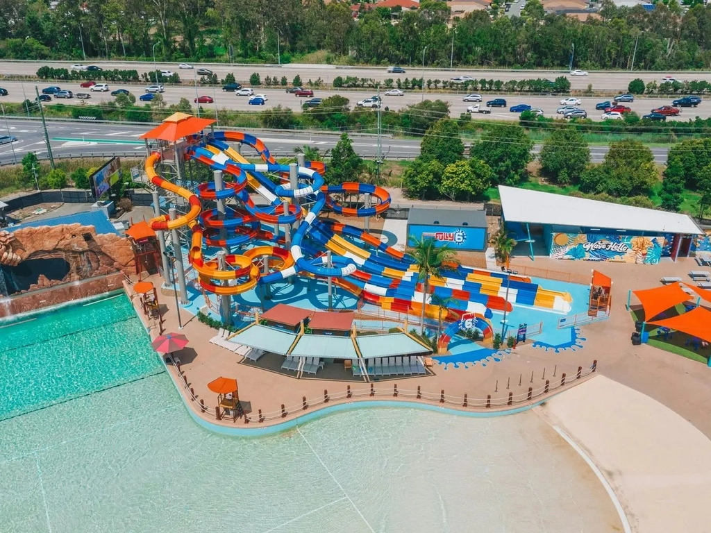 Ariel Image of Water Park