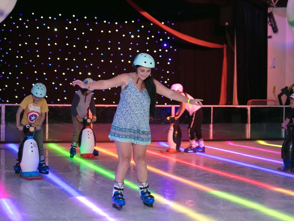 All ages can enjoy the fun on the ice