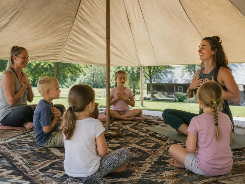 Timmy and Tammy Kids Yoga at Historic Rivermill Image 2