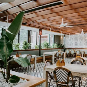 The Terrace dining space at The Club at Parkwood Village