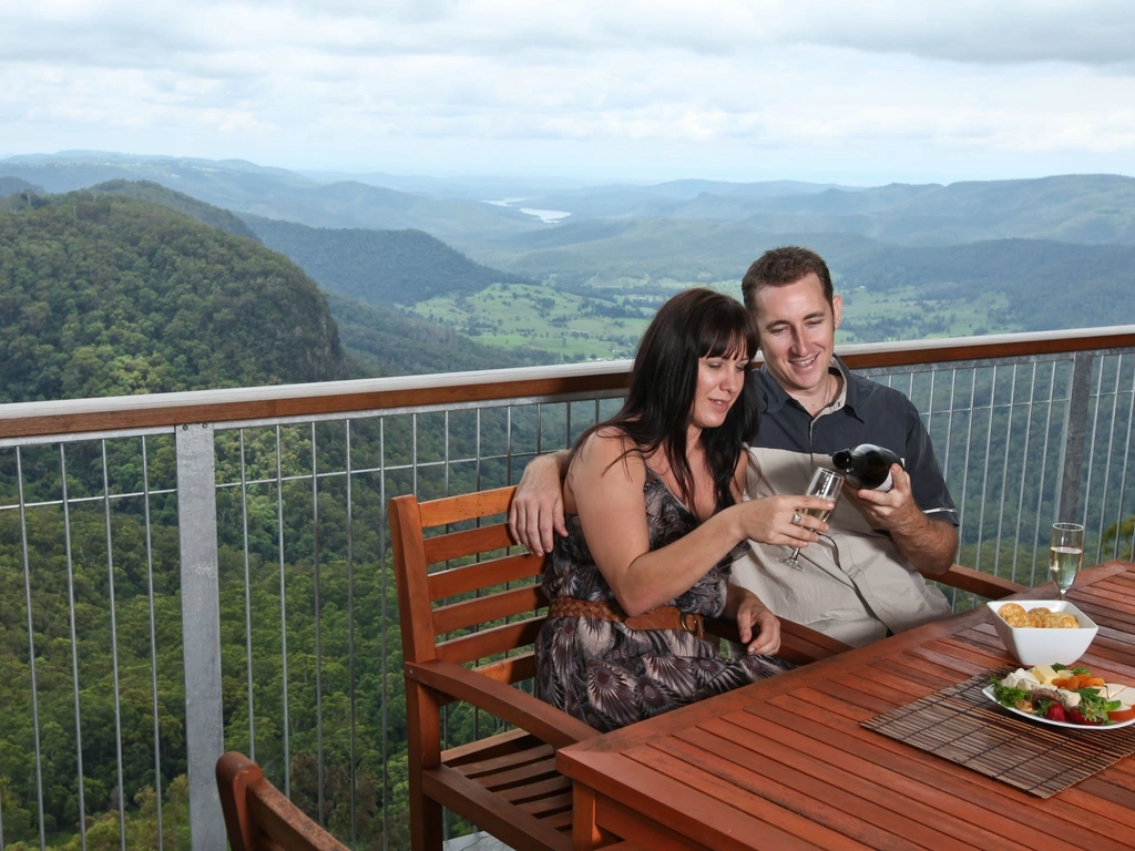 Scenic Rim landscape from Binna Burra Sky Lodge