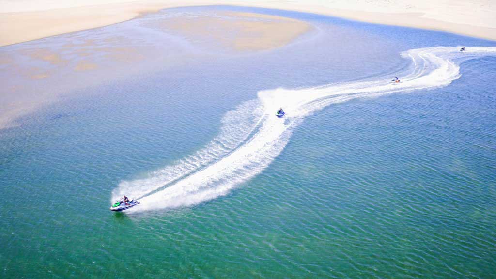 Jet Skiers in Broadwater