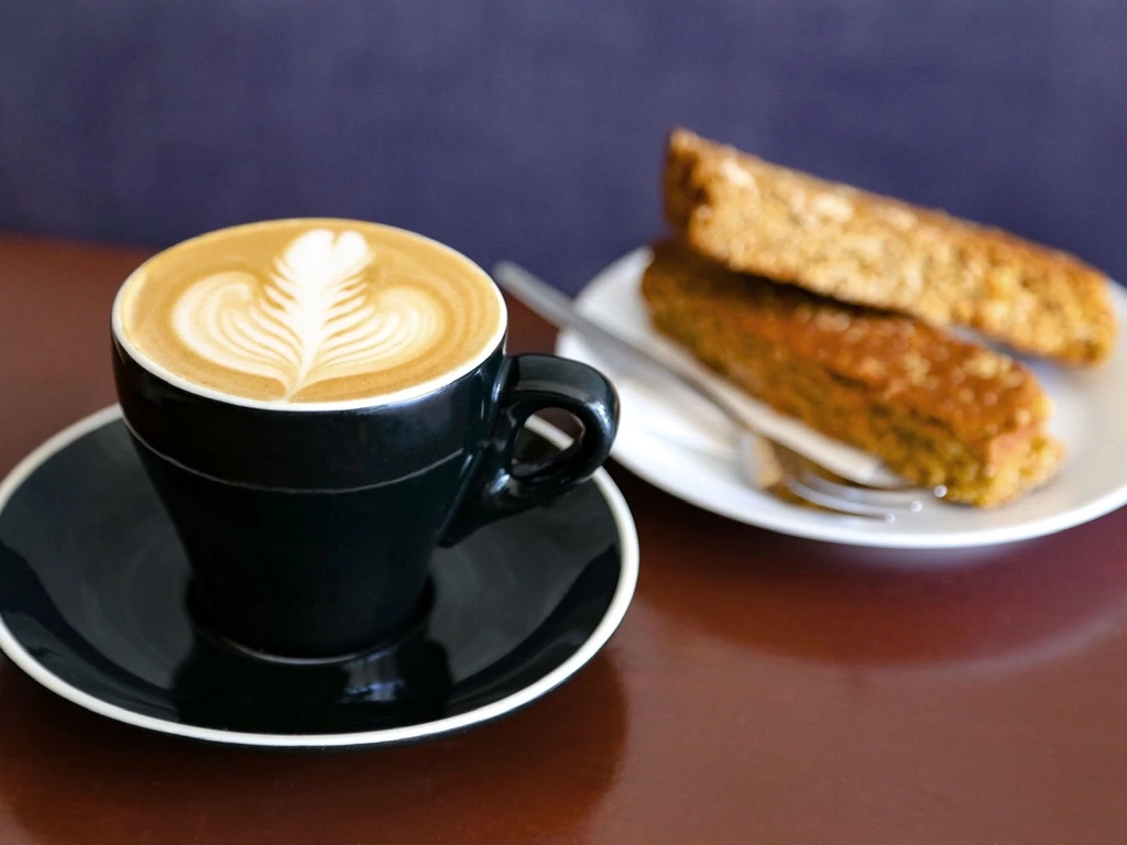 Golden Oat Bars and a 'Dark Inc' flat white will have you feeling energized to start your day.