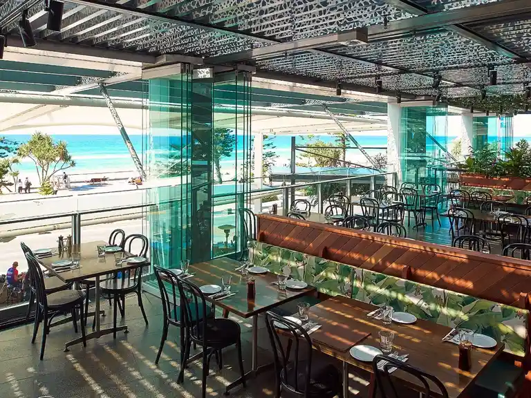 Hurricanes Grill Surfers Paradise Restaurant and view