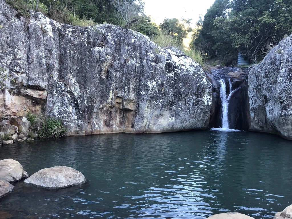 Waterfall and rock pool