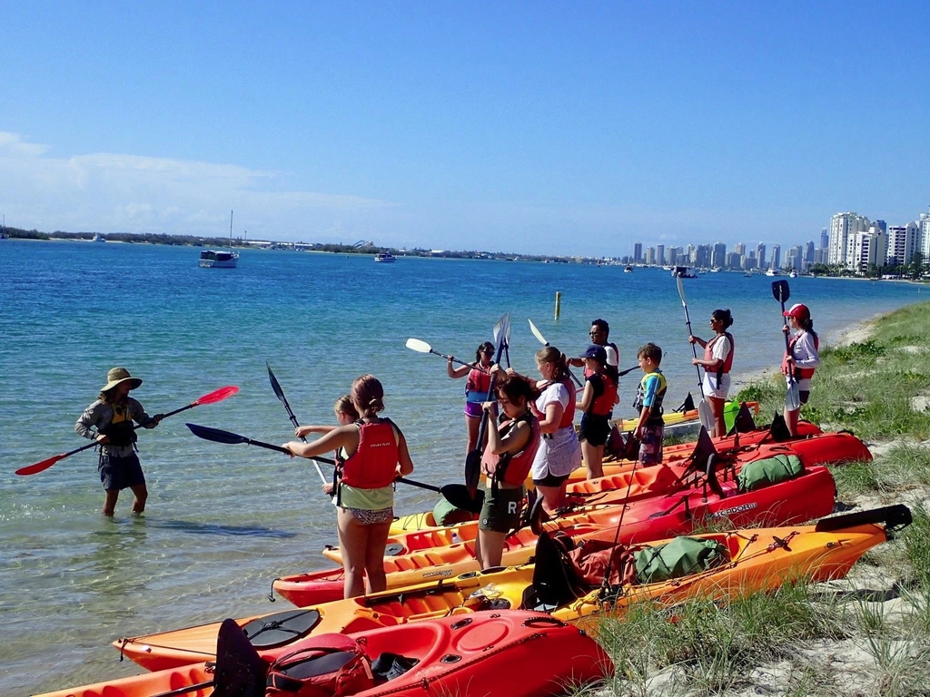 Learn to kayak on the gold coast