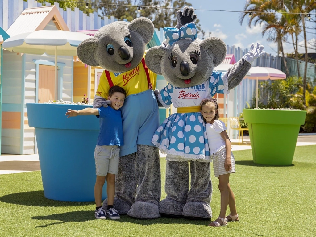 Kenny Koala and Belinda Brown at Dreamworld