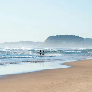 Surfers at Mermaid Beach