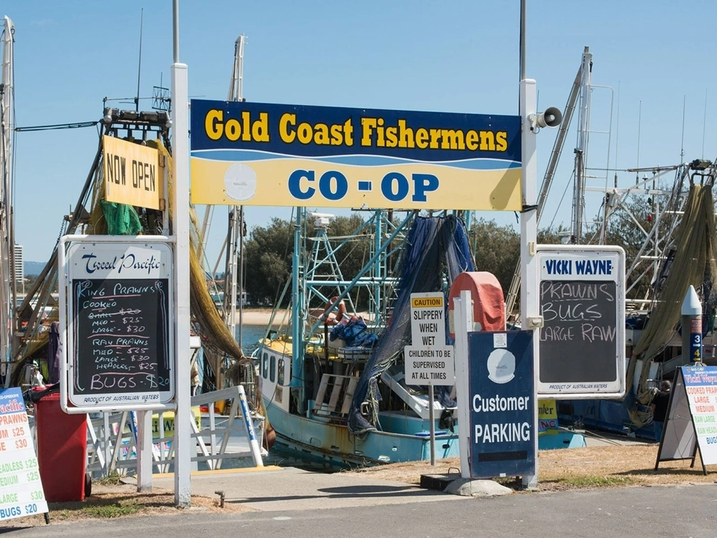 exterior entrance to fishermens co-op