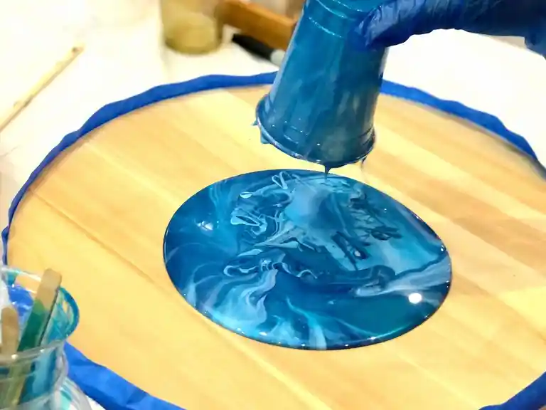 Sip N Dip - Learn to Make an Epoxy Resin Lazy Susan -Burleigh Heads - Club Burleigh Image 1
