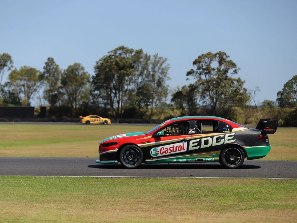 Castrol Edge Supercar on track