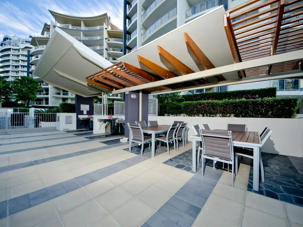 Poolside Barbecue Area