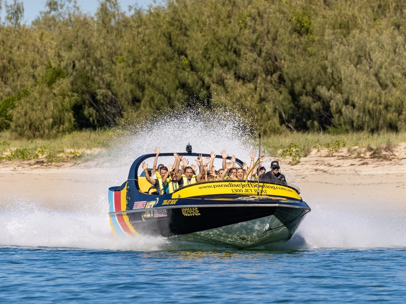2 Adult Gold Coast Jet Boat Rides for $96
