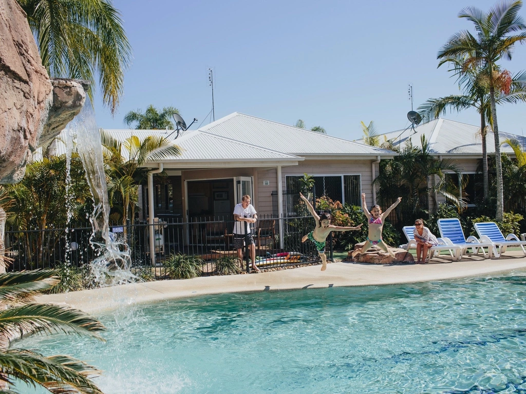 Lagoon Pool at NRMA Treasure Island Holiday Park