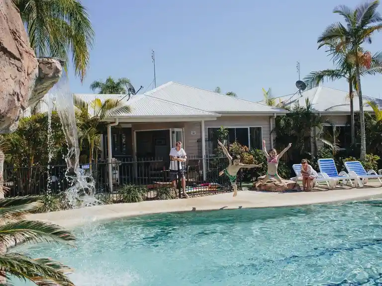 Lagoon Pool at NRMA Treasure Island Holiday Park
