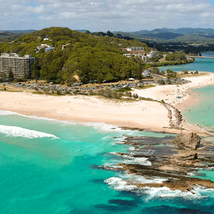 Currumbin Esplanade and Beach