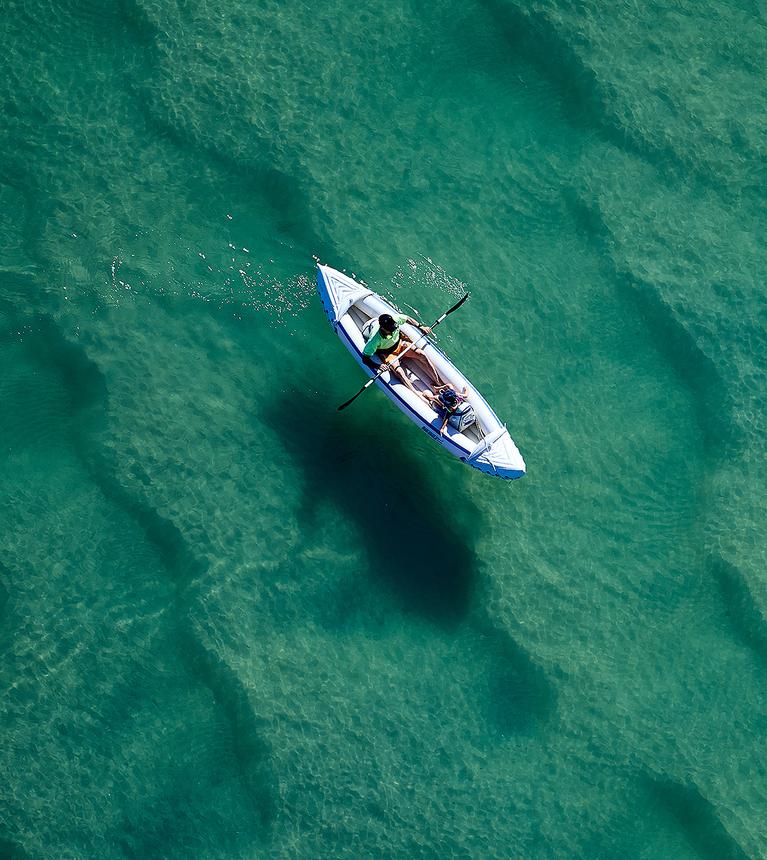 Surfer aerial