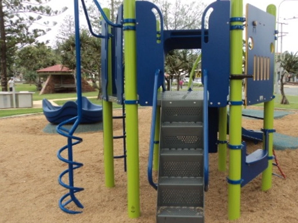 Childrens play equipment at Roughton Park