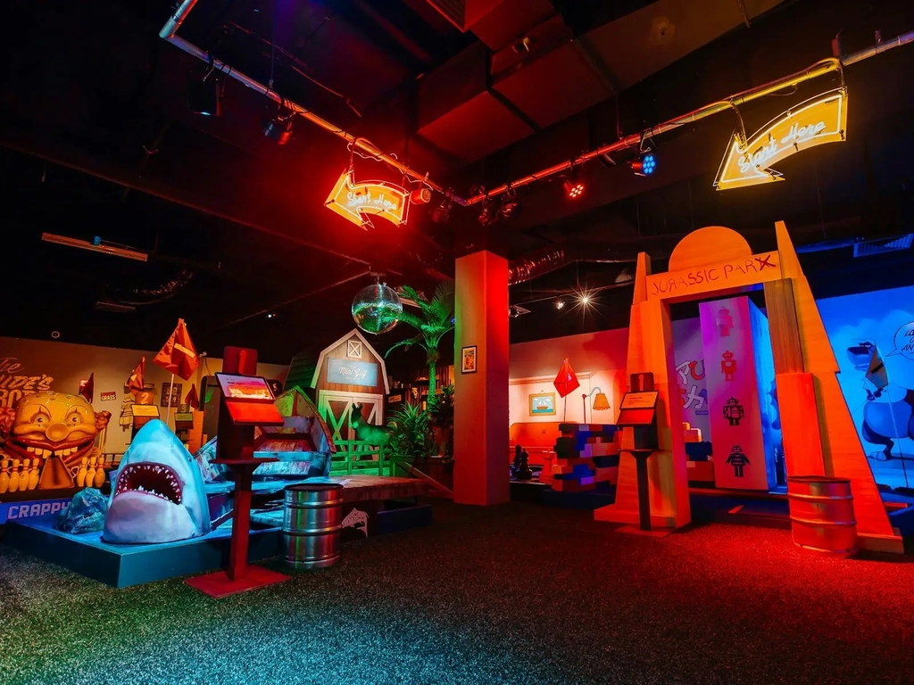 Holey Moley mini golf in Surfers Paradise