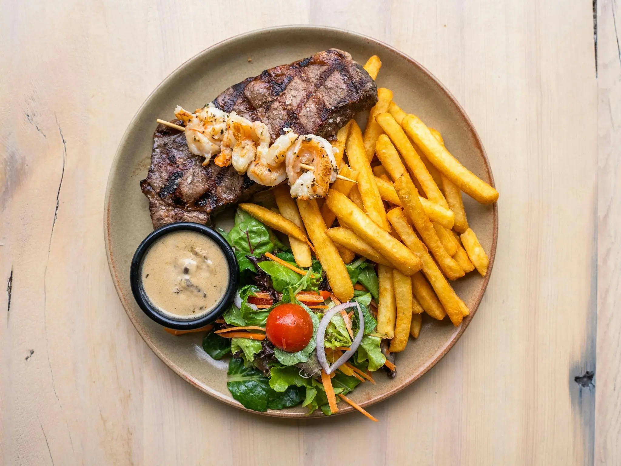 Wednesday $28 Steak & Topper