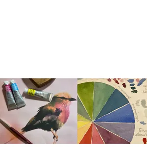 Watercolour mixing & Creating Image 1