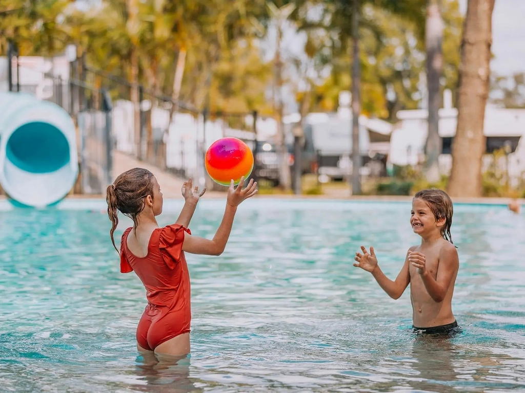 Tallebudgera Creek Tourist Park lagoon pool