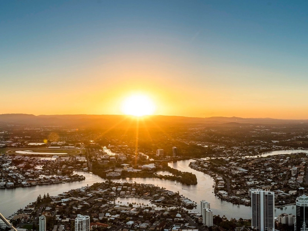 Sun setting at SkyPoint