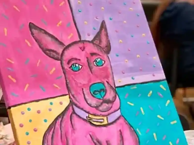 Sip ‘b’ Dip - Learn to Paint your Pet 'Andy Warhol' Style -Burleigh Heads - Club Burleigh Image 1