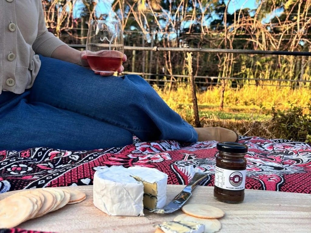 Bring along a picnic blanket and enjoy your favourite wine & a cheese board amonst the vines.