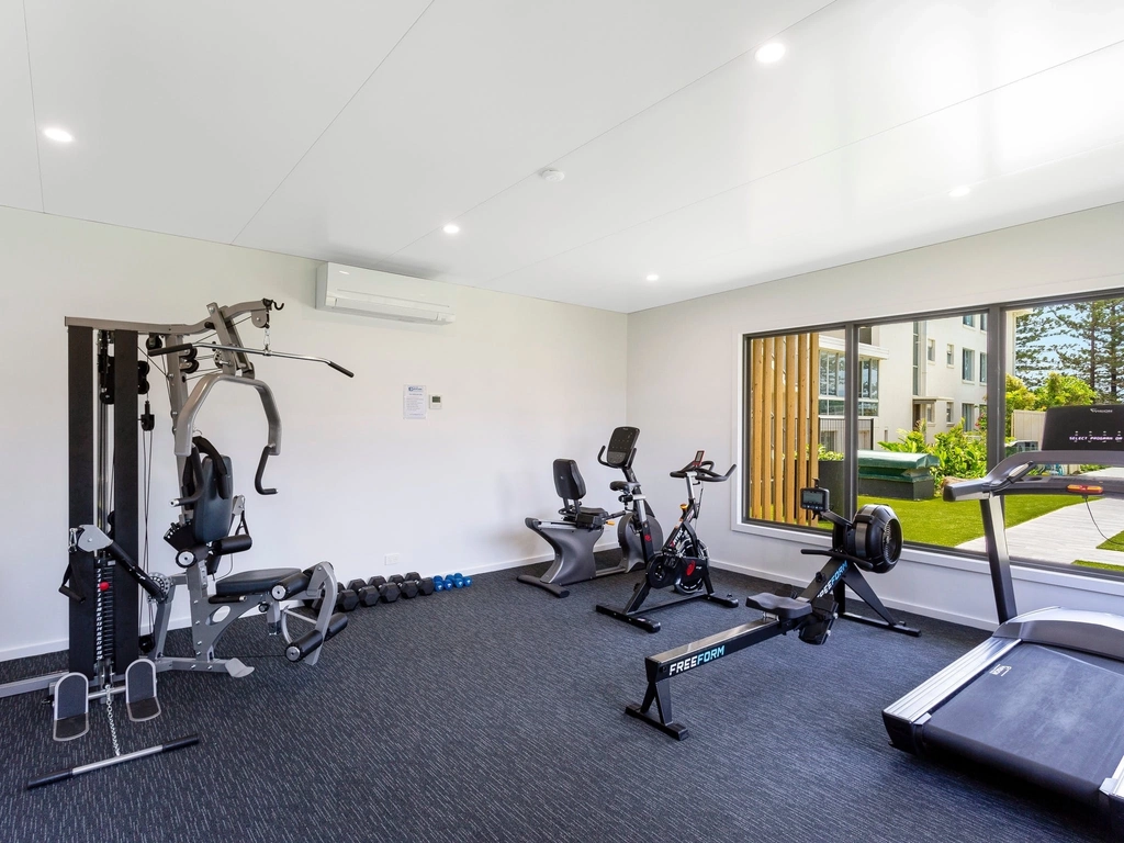 AirConditioned Gymnasium - Great for the health person or the person over indulging on their holiday