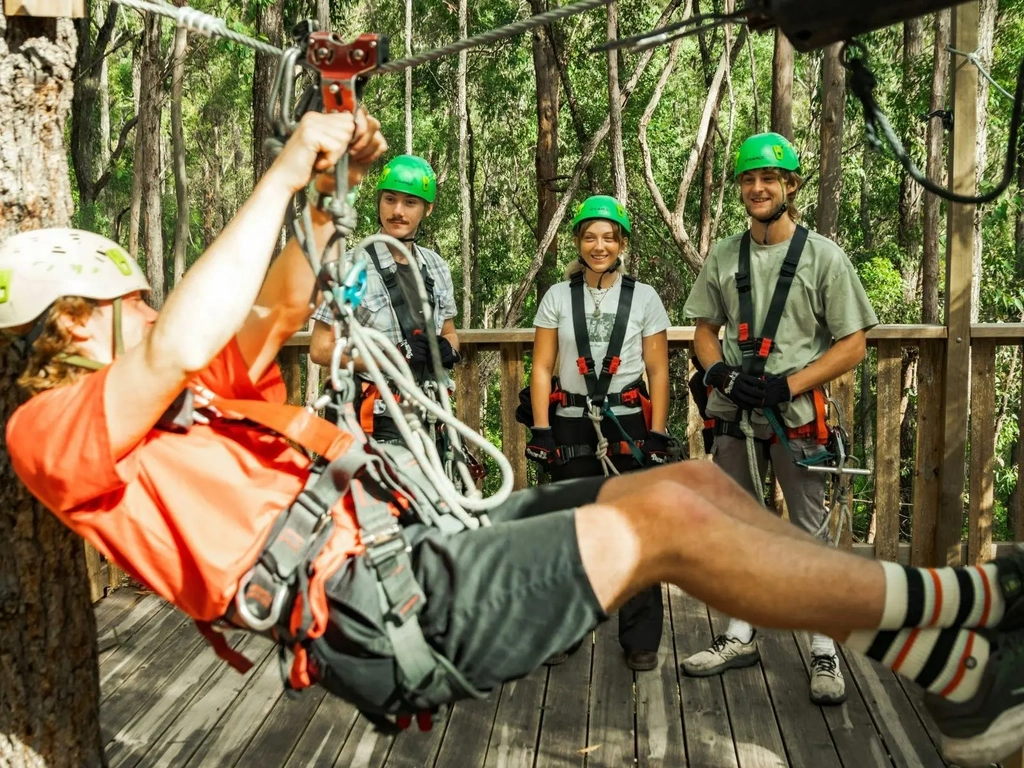 Our zipline tour guides will demonstrate all safety positions and keep you safe at all times!