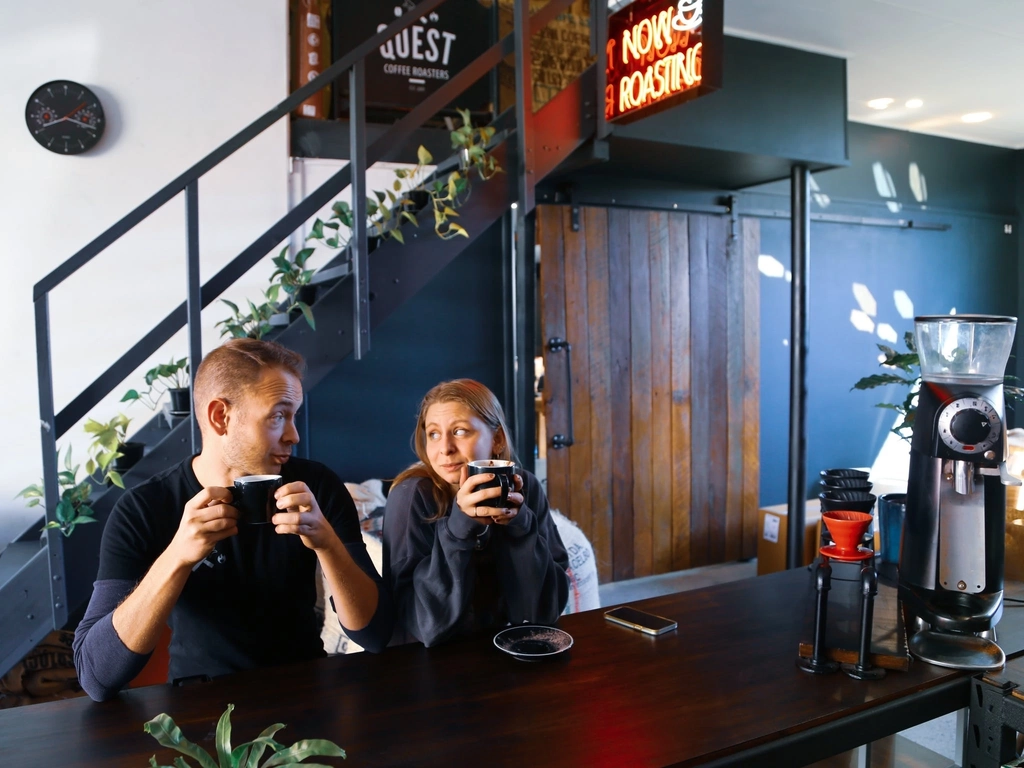 Espresso bar counter to enjoy the best coffee around