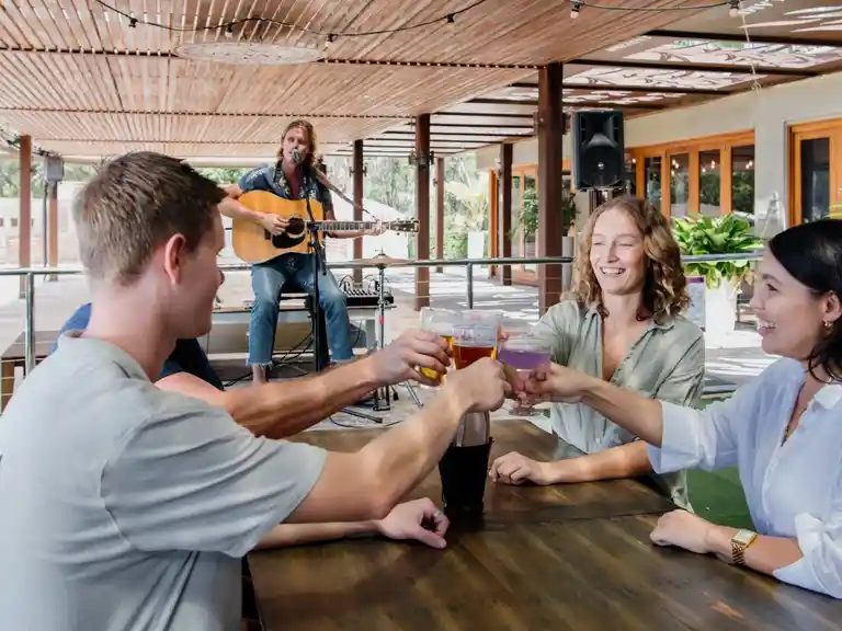 Creekside deck at currumbin rsl