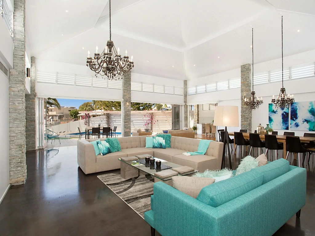 Coastal Open plan living
