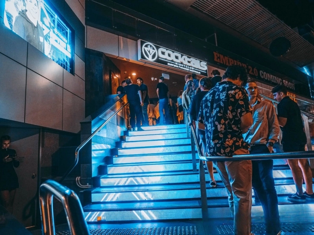 Stairs to Cocktails Nightclub