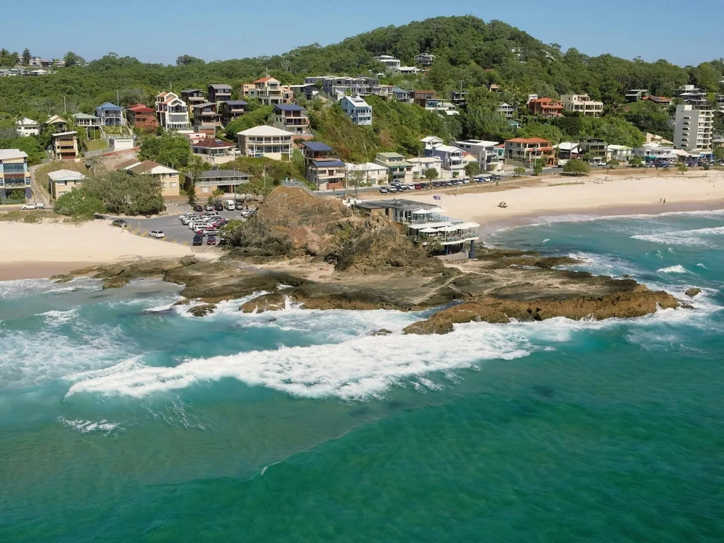 Aerial of Elephant Rock, Currumbin